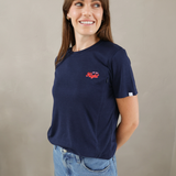 Amme-T-shirt oppe hele natten