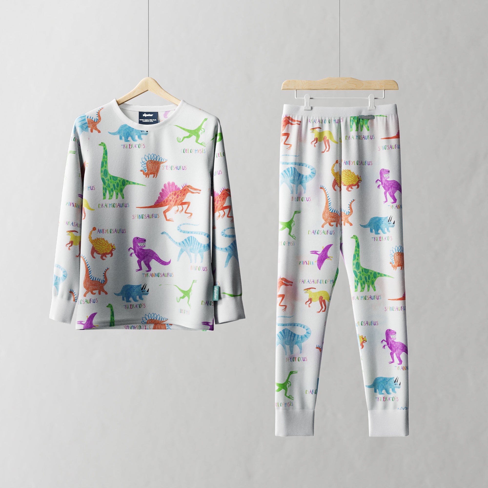 Children's PJ Set Dinosaur