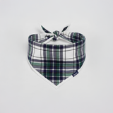 Hagesmæk Green Tartan Pet Bandana