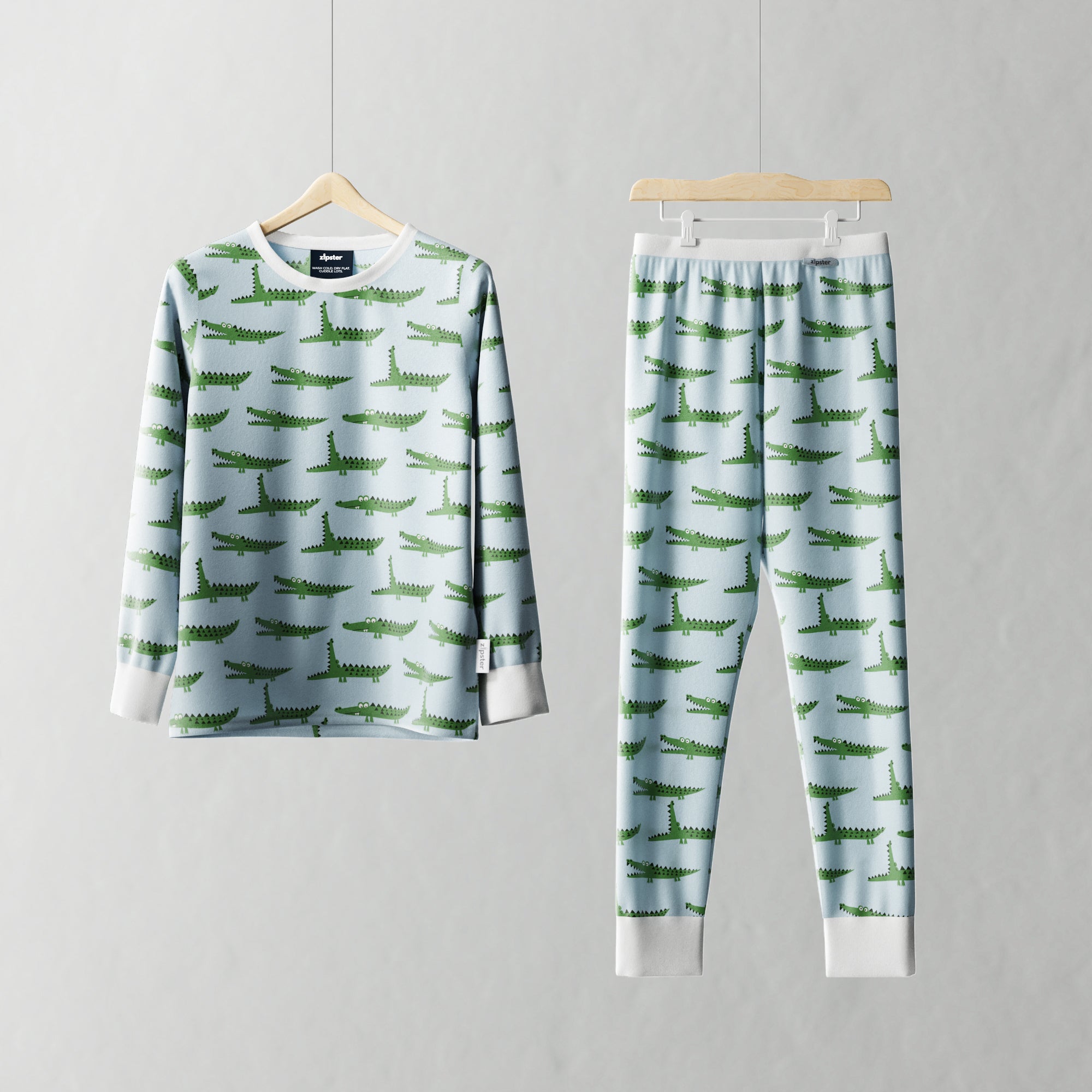 Children's PJ Set Croc