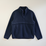 Amme-fleece marineblå