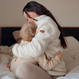 Fleece til amning - Elfenben