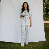 Conjunto de pijama de señora Peter's Gingham Hop