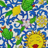 Damespyjama Sicilian Summer (Design Challenge Winnaar 2025)