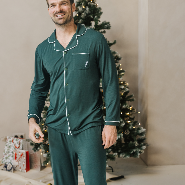 Men's Green Heritage Pyjama Set S