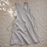 Ärmelloses Stillkleid Windowpane