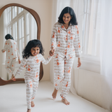 Damen-Pyjamaset Fuchsjunges