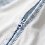 ZIPSTER™ Krave i ren blå gingham
