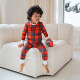 Children's PJ Set Red Tartan