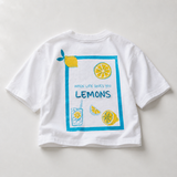Oversized T-shirt til børn Lemon Squeezy