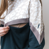 Sweatshirt til amning - Leopard