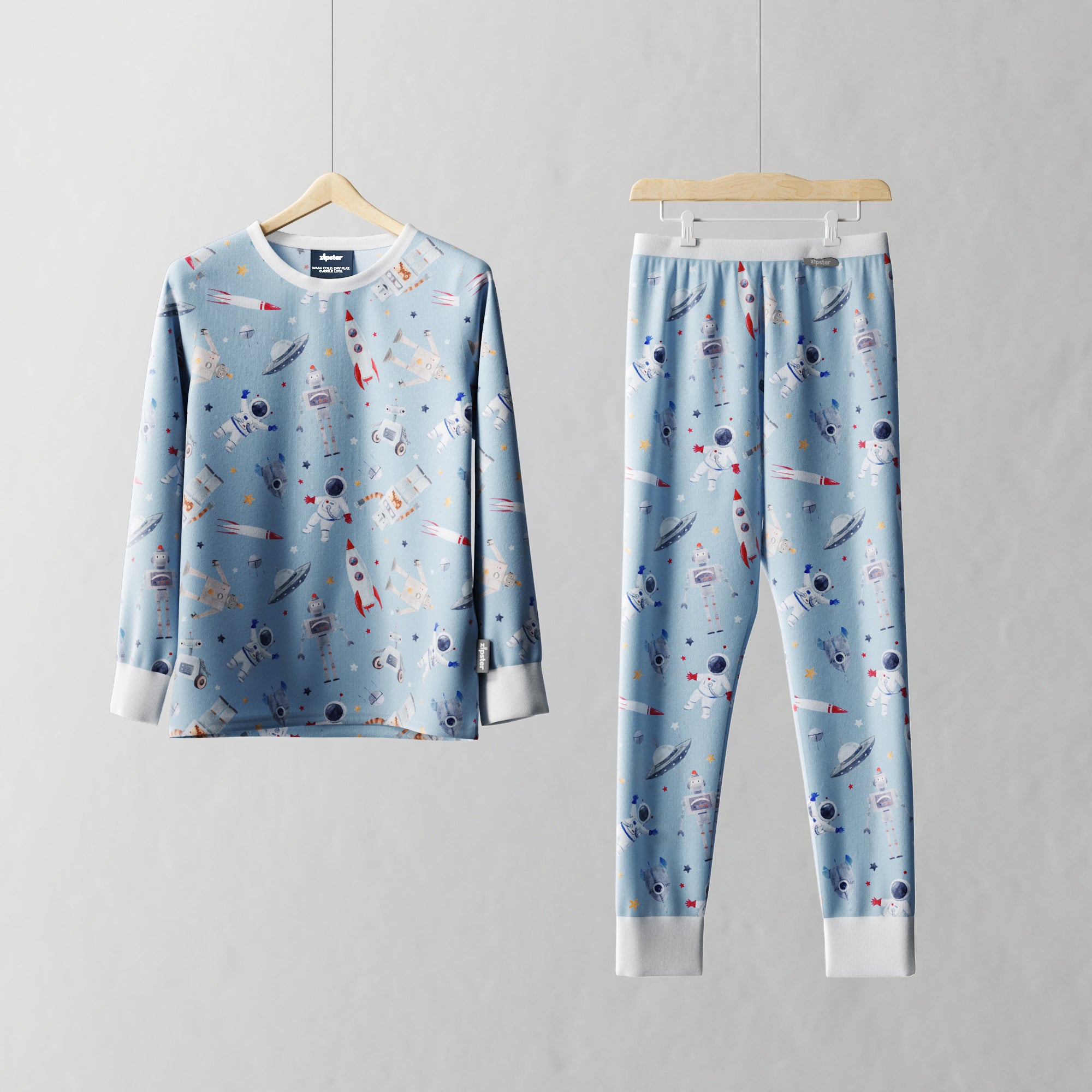 Children's PJ Set Robot