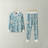 Ensemble de pyjamas pour enfants William Morris Mallow Blue