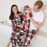 Herren Tartan Dreams Pyjamas T-Shirt Set