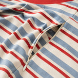 Oversized borstvoeding T-shirt Retro Streep