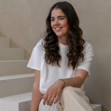 Oversized amme-T-shirt hvid