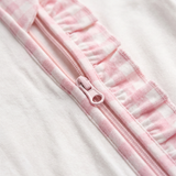 ZIPSTER™ Ren lyserød gingham med flæser