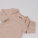 Long-sleeve Body Suit Beige