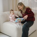 Amme-fleece i bordeaux