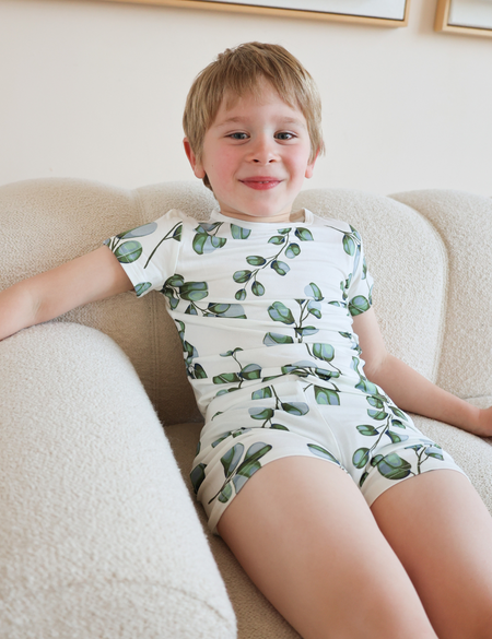 Children's Shortie PJ Set Greenery