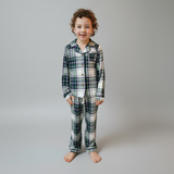 Pyjamas-sæt til børn Green Tartan