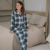 Pyjamas-sæt til damer Green Tartan