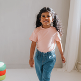 Bamboo Everyday T-shirt til børn Soft Pink