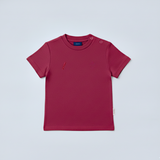 Bamboo Everyday T-shirt til børn Deep Burgundy