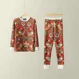Ensemble de pyjamas pour enfants William Morris Strawberry Thief Rouge