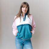 Borstvoeding Fleece Retro Teal