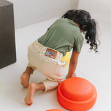 Skaterjeans i denim Ecru