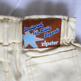 Skaterjeans i denim Ecru