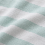 Gestreept oversized kinder T-shirt Seafoam Shells