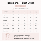 Barcelona T-shirtklänning för amning