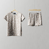 Children's Shortie Set PJ con stampa leopardo