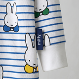 Zipster nakkemærke på børnetøjet Miffy Peek-a-Boo Blue bambus-pyjamasæt