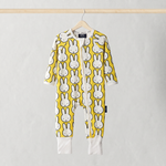 ZIPSTER x Miffy „Hello Yellow“ Bambus-Strampler, Vorderansicht