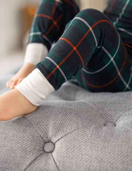 Children's PJ Set Tartan - Zipster